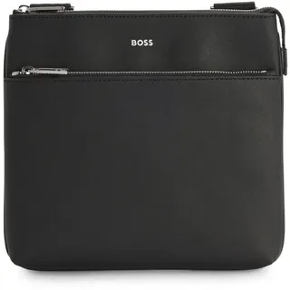 Boss Zair Umhängetasche Leder 26 cm schwarz