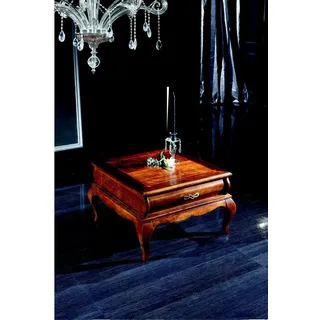 Holz Italienische Möbel Barock Stil Luxus Braun Couchtisch Wohnzimmer Tisch Neu - Braun