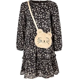 happy girls Midikleid, schwarz