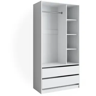 Vicco Kleiderschrank Elmo 100 x 200 x 50 cm Weiß