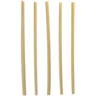 Papstar 88482 Einweg-Trinkhalm 250 Cocktail Trinkhalme, Stroh "pure" Ø 4 mm · 15 cm