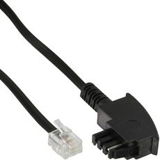 Bild von TAE-F Kabel, für Telekom/Siemens-Geräte, TAE-F ST an RJ11 Stecker, 20m
