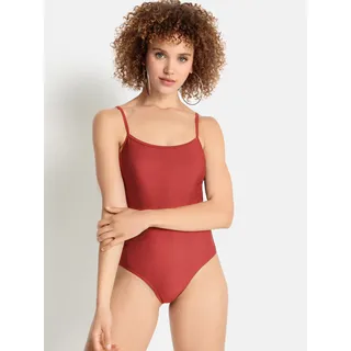 LSCN by LASCANA Badeanzug »Gina« mit gebundenen Trägern im Rücken, rot