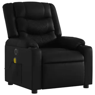 vidaXL Massagesessel Modell 13 Kunstleder 93 x 99 x 0 cm Schwarz elektrisch