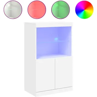 vidaXL Sideboard 60,5 x 100 x 37 cm weiß