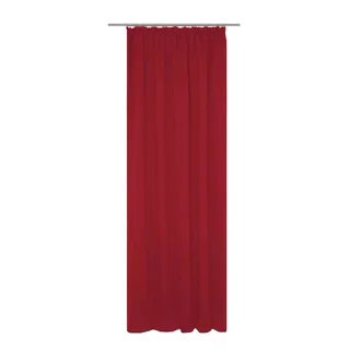 Wirth Dim out Vorhang Kräuselband 142 x 275 cm Rot 1 Stk.