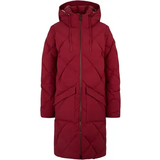 Ziener Damen TALASI Winter-Mantel | warm, atmungsaktiv, wasserdicht, knielang, berry, 38