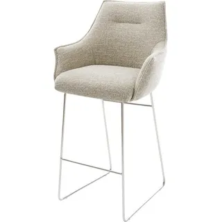 DeLife Barstuhl Alja-Flex 0 x 0 cm Edelstahl gebürstet Soft Beige