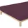 Premium Baumwolle 120 x 200 - 130 x 220 cm purple deep