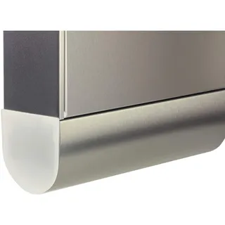 Burg Wächter Burg-Wächter Deckel für Zeitungsbox, Seitenabdeckung zum Schutz vor dem Wetter, zum Nachrüsten, S-Deckel, SD 2 U SB, 100 x 100 mm, U-Form, milchig weiß