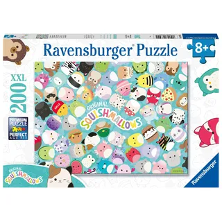 Ravensburger Kinderpuzzle 13392 - Mallow Days 200 Teile Squishmallows Puzzle für Kinder ab 8 Jahren