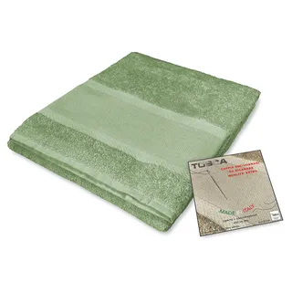 tex family Handtuch-Set Frottee Tosca © Aida zum Besticken Kreuzstich 1+1 Gesicht und Gäste – Grün