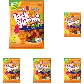 nimm2® nimm2 Lachgummi Mümmelbande Fruchtgummi 225,0 g