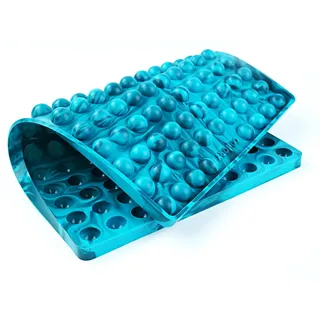 Collory® Backmatte Hundekekse für GROSSE HALBKUGEL (2cm Ø) Leckerlis, Silikon Backform, Backunterlage für Backblech, Diätmatte, Hitzebeständig, Lebensmittelecht & Bpa-frei