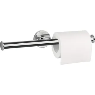 Hansgrohe Logis Universal Toilettenpapierhalter (Badzubehör für 2 Rollen, ohne Abdeckung) chrom