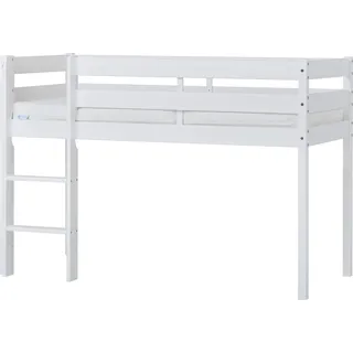 Hoppekids Spielbett »ECO COMFORT, Hochbett, in 2 Einzelbetten teilbar« Höhe 72cm, Farbe & Größe & Matratze, weiß