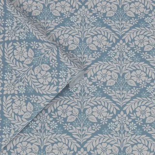 Laura Ashley Vliestapete Margam 52 cm x 10 m Blau 1 St