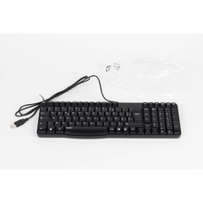 Rapoo Multimedia-Tastatur USB kabelgebunden N2400 (kabelgebunden, AZERTY-Computertastatur, Design, ideal für Unbeholfene) schwarz