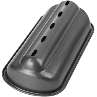 RBV Birkmann Birkmann, Stollenbackhaube, mit hochwertiger Antihaftbeschichtung, stabile Qualität, mit Löcher zum entweichen der Luft, Länge: 30 cm, mit Rezept, 221901