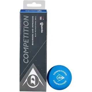 Dunlop Competition Racquetbälle - Squash 57 Bälle (3 Bälle)