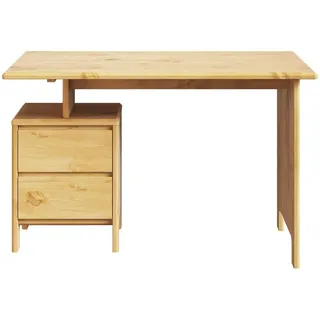 OTTO home Schreibtisch Luven Kiefer massiv / Beige
