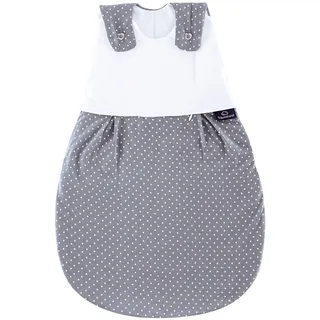 Außenschlafsack LIEBMICH Pünktchen grau, 50/56,