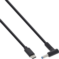 Bild InLine® USB Typ-C zu HP Notebook (rund/klein) Ladekabel, 2m