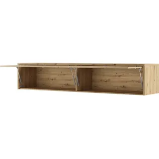 Furniture24 Aufsatz Bed Concept Lenart BC15, Schrank für Schrankbettem, 2 Klappen Artisan Eiche - Hellbraun