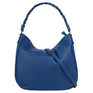 Samantha look Henkeltasche Leder Blue
