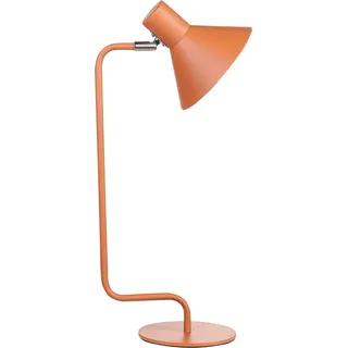 BELIANI Tischlampe Orange Eisen 51 cm Rund Matt mit Kabel Schalter Modern Nachttischlampe für Schlafzimmer Schreibtischlampe für Büro - Orange