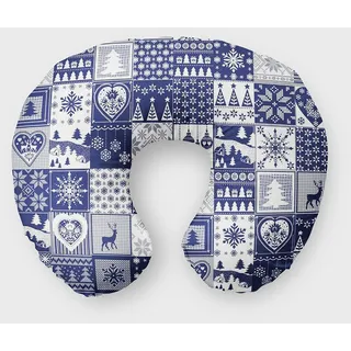 Stillkissen Seitenschläferkissen Lagerungskissen mit Stillkissenbezug 100 Prozent Baumwolle