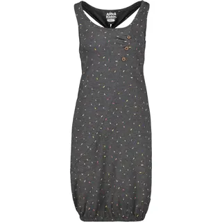 Sommerkleid ALIFE & KICKIN, Damen, Gr. L, Normalgrößen, moonless, 65% Baumwolle, 35% Polyester, Rundhals, Kleider Sommerkleid