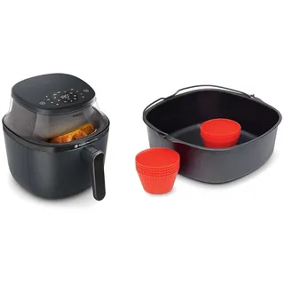 Philips Airfryer 3000 Series 6.2L + Backform & 9 Muffinformen