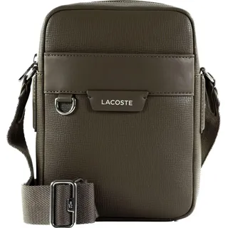 LACOSTE Umhängetasche Vertical Camera Bag Morel taupe - Taupe, Braun
