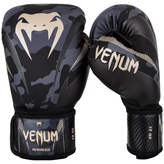 Venum Venum, Impact Boxhandschuhe, Unisex Erwachsene, 16 Oz, Dark Camo/Sand