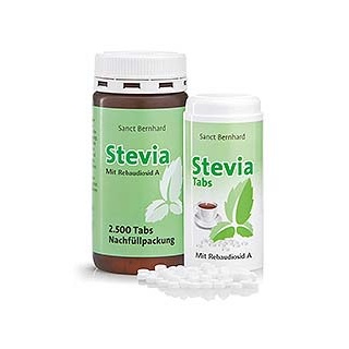 Stevia-Tabs Nachfüllpackung 2.500 + 600 Tabs - 213 g