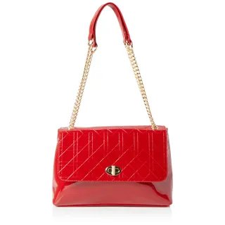 caspio Women's Damen Schultertasche, ROT