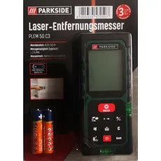 Bild von Laser-Entfernungsmesser »PLEM 50 C3«, 50 m, Schwarz, ca. 120 x 48 x 27 mm