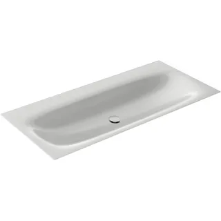 KEUCO EDITION 11 ART Einbauwaschtisch aus Stahl-Emaille, 1206x4x493mm, ohne Hahnloch, 32590551200, Farbe: Manhattan
