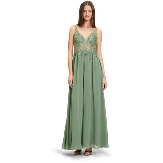 Vera Mont Abendkleid mit Stickerei Grün 38