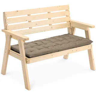 JEMIDI Bankauflage 120 x 40 x 5 cm braun 2 St.