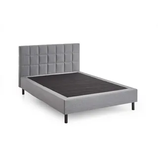 Atlantic Home Collection Boxbett Nikola ohne Matratze, Holz, Hellgrau, 120 x 200 cm