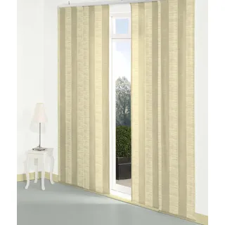 Schiebegardine WIRTH "Niederau" Gr. 4, grau (kitt), B:60cm H:245cm, Jacquard, Polyacryl, Polyester, Gardinen, Schiebegardine