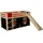 Hochbett Pino 90 x 200 cm Kiefer massiv geölt beige pirat
