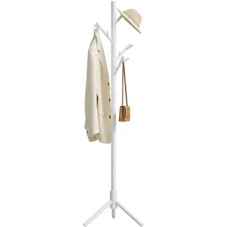 Woltu Garderobenständer Baumform 48 x 175 x 42 cm Weiß