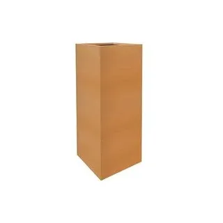 fm Pflanzkübel Plant Holz buche rechteckig 38,0 x 90,0 cm, 1 St.