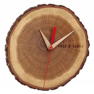 TFA Quarz Wanduhr 17,2 cm 60.3046.08 braun