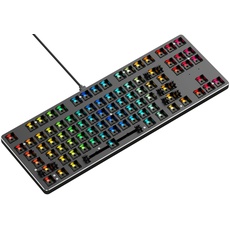 Glorious Gaming GMMK TKL (85%) Barebones (Frame Only) – Mechanisches Gaming-Keyboard, tastenweise RGB-Beleuchtung, Hot-Swap & individuell anpassbar, Amerikanisch/ANSI Layout - Schwarz