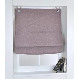 Ösen-Raffrollo Dimout Braun - Verdunkelnd - 1 Stück - 100 x 130 cm