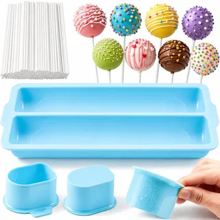 FrostyFlair Cake pop form, Kuchen deko, Tortenzubehör, Cakepop stiele | Cake Pop Form Für Gleichmäßige Formen, Leichtes Entformen Und Reinigen, Cake Pop Ständer Für Kreative Tortendeko
